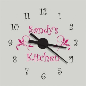 Katazoom Viny Wall Clock Decal