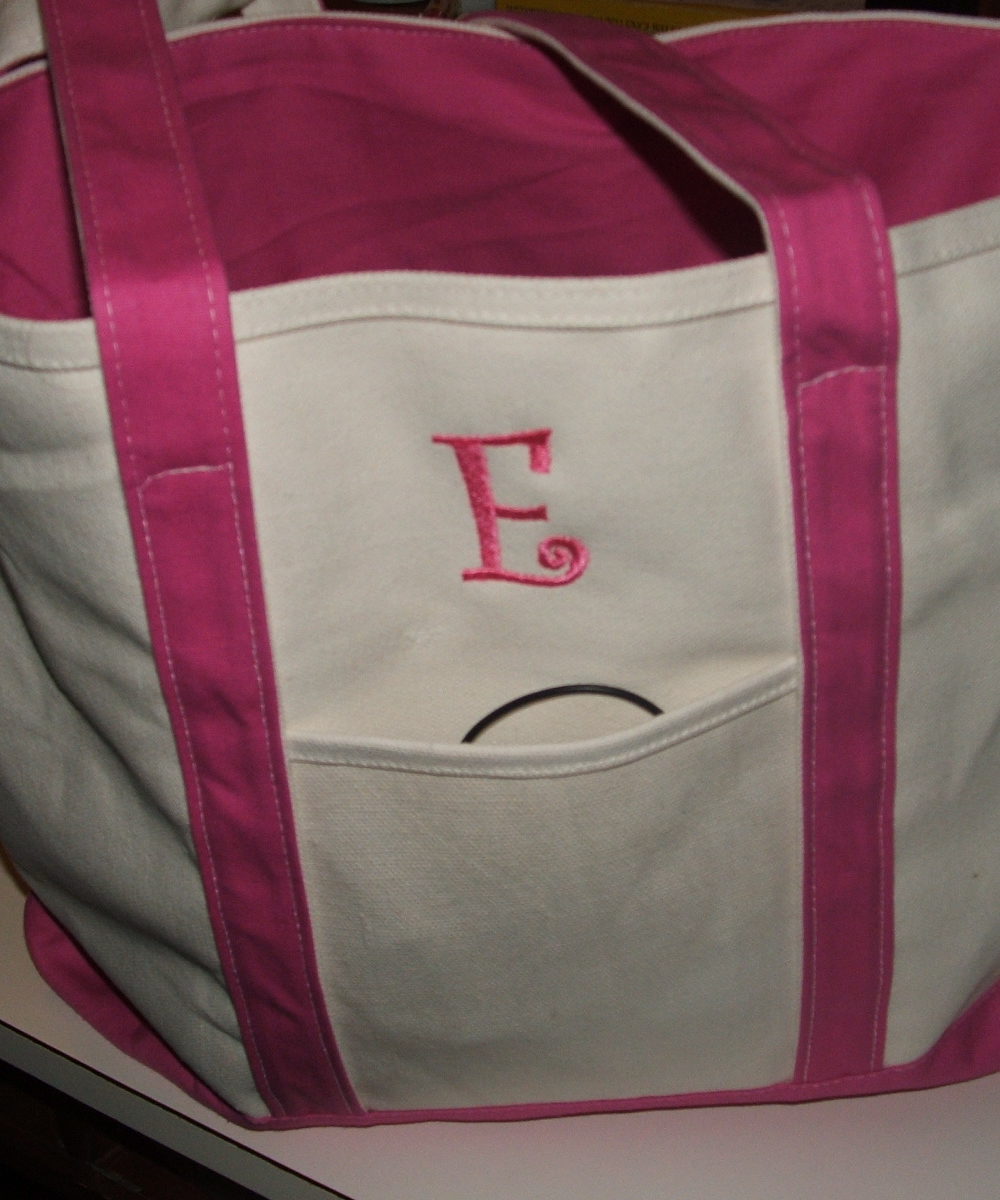 Monogrammed Tote Bag from Posy Lane