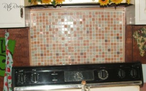 Finished DIY Backsplash