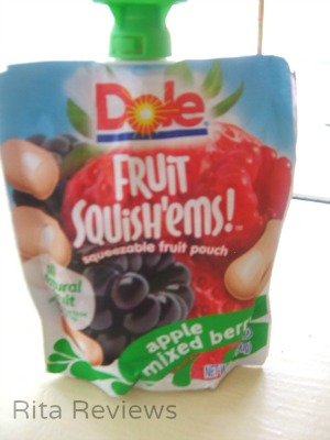 Dole Fruit Squish'ems Apple Mixed Berry