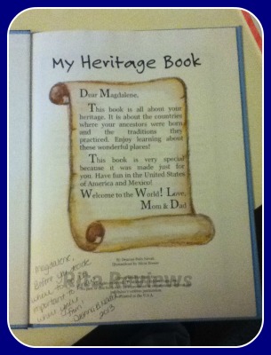 My Heritage Book Frst Page