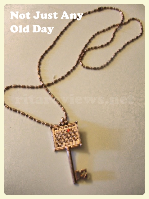 Calendar Necklace