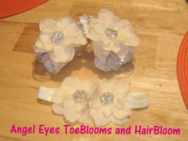 Angel Eyes ToeBlooms and HairBlooms