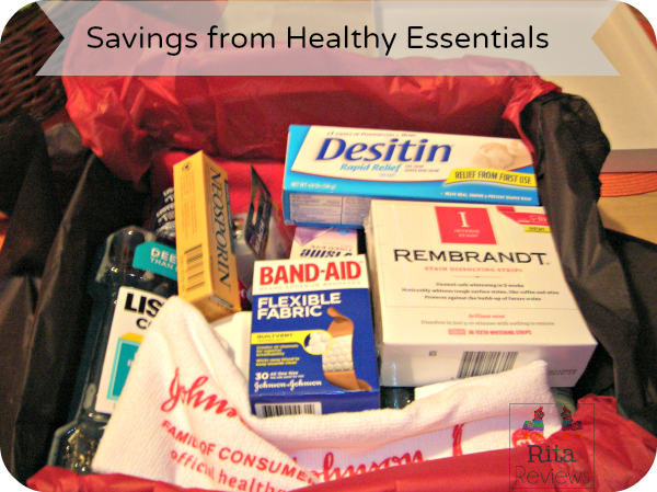 Savings from Healthy Essentials #Moms4JNJConsumer #ad