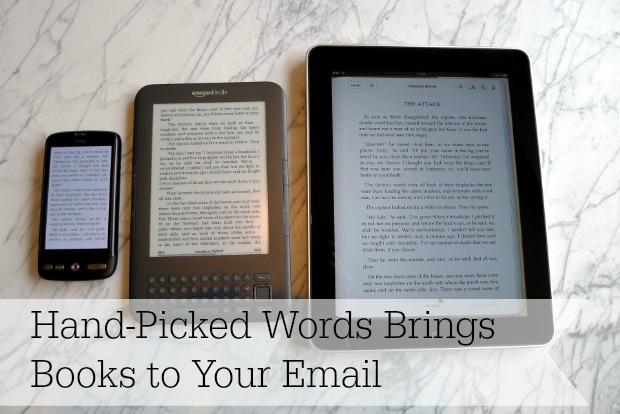 Hand-Picked Words Brings Books to Your Email