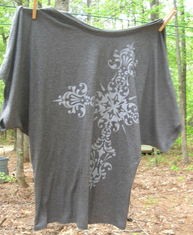 Long Cross Flowy Tshirt