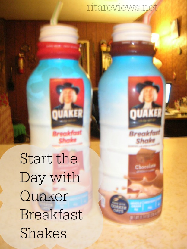 Start the Day with Quaker Breakfast Shakes