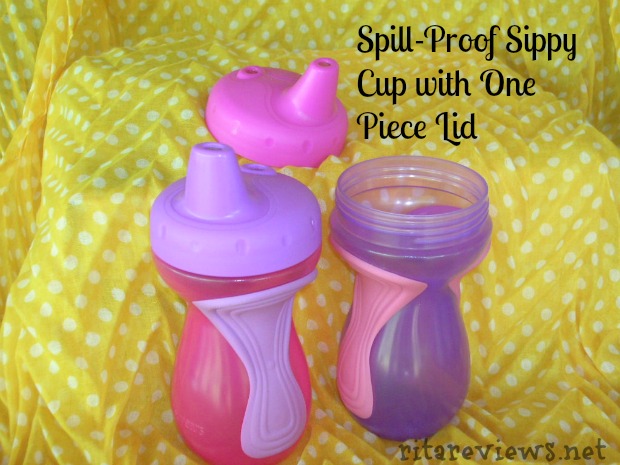 Spill-Proof Sippy Cup with One Piece Lid