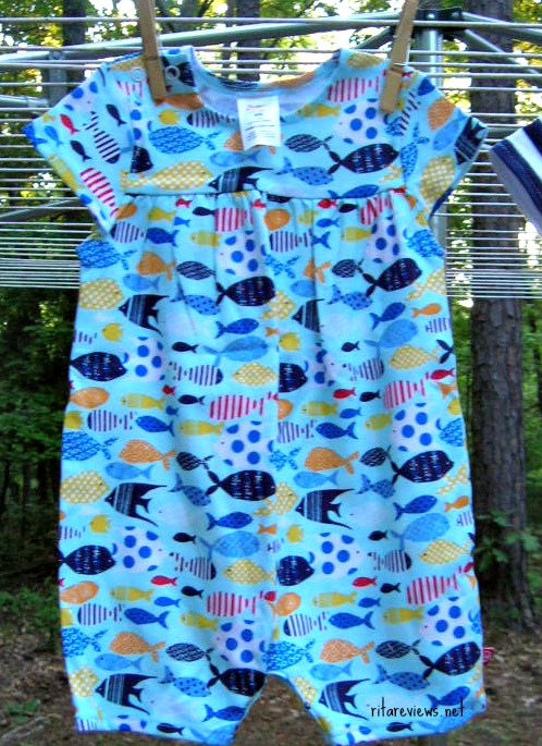 Sunfish Baby Cap Sleeve Bodysuit