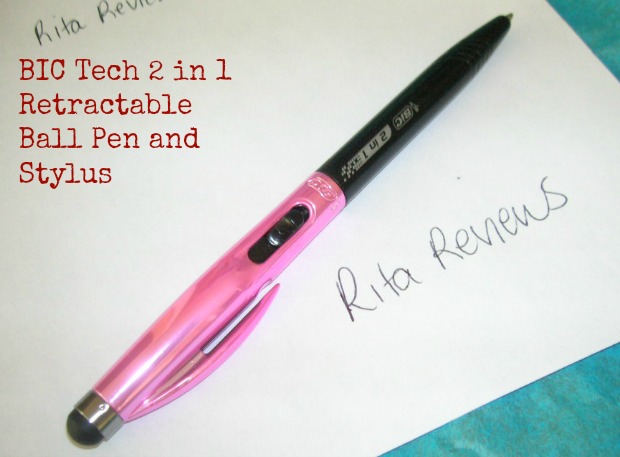 BIC Tech 2 in 1 Retractable Ball Pen and Stylus