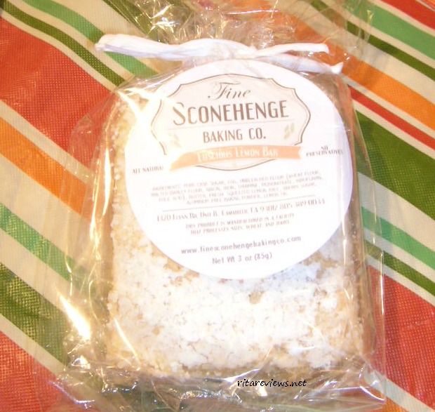 Fine Sconehenge Baking Co Luscious Lemon Bar