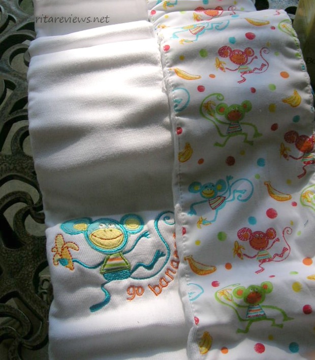 Monkey Burp Cloths