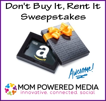 Don't Buy It Rent It Sweepstakes