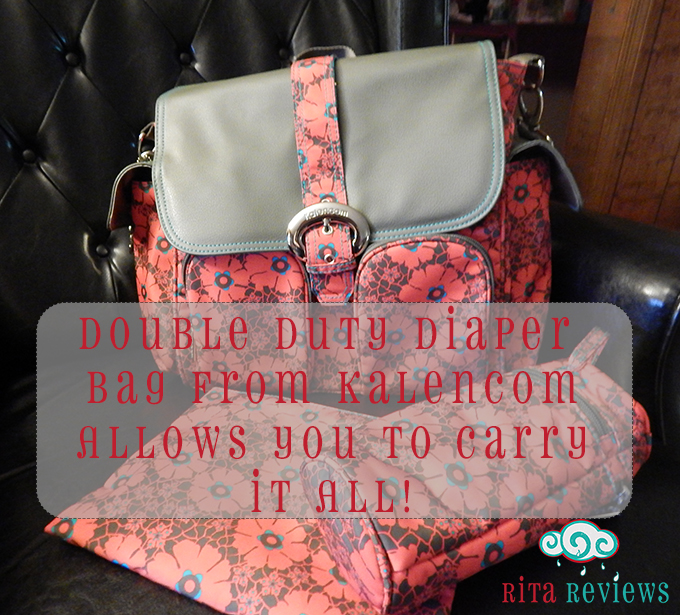 Double Duty Diaper Bag from Kalencom Allows You To Carry It All