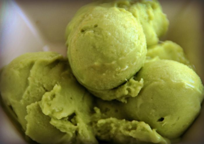 Avocado Ice Cream on July 4 2015