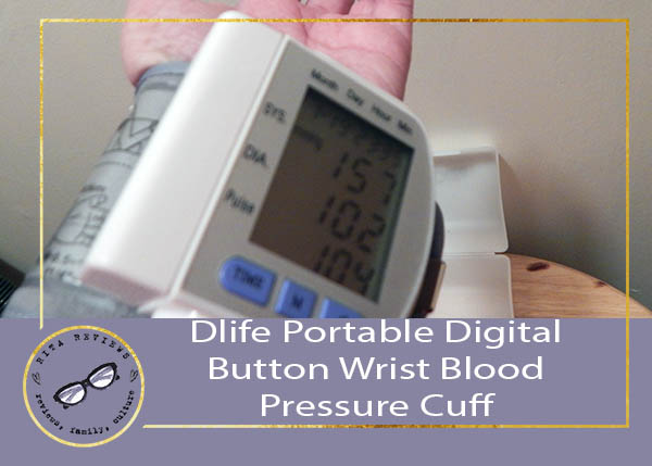 Dlife Portable Digital Button Wrist Blood Pressure Cuff