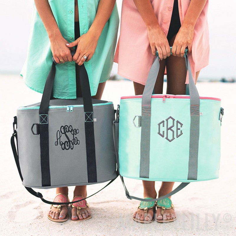 monogrammed-coolers-in-gray-and-mint