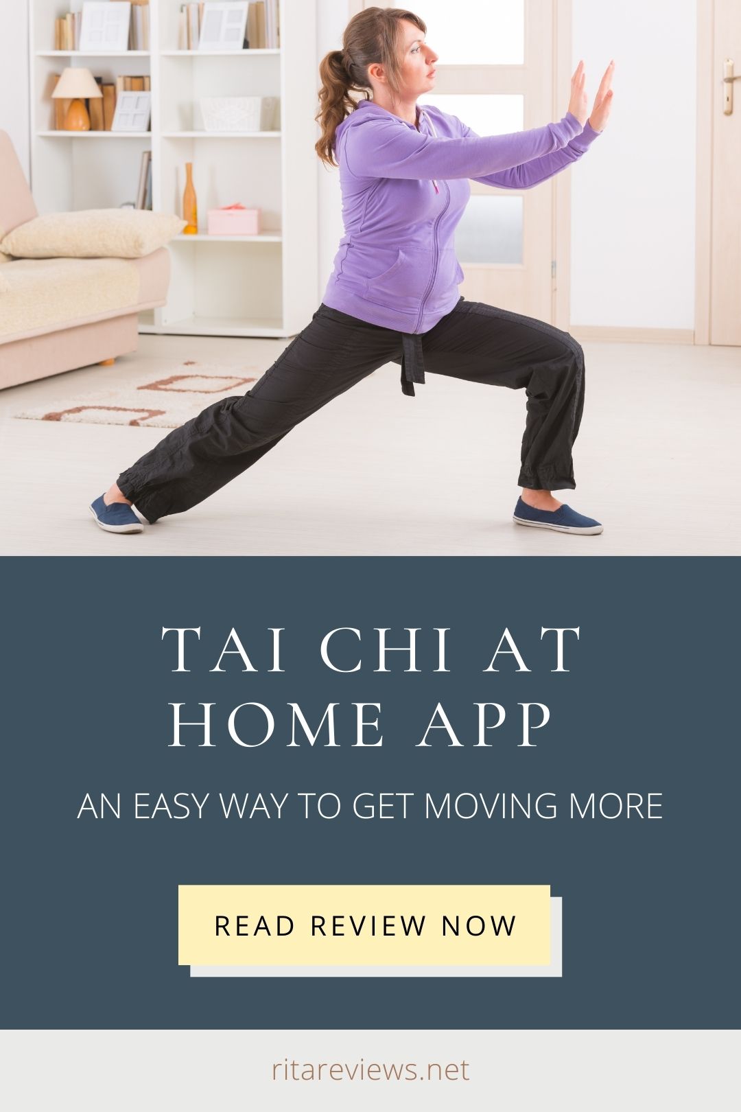 Tai Chi at Home App helps you get moving and adds flexibility all from the comfort of your own home. 