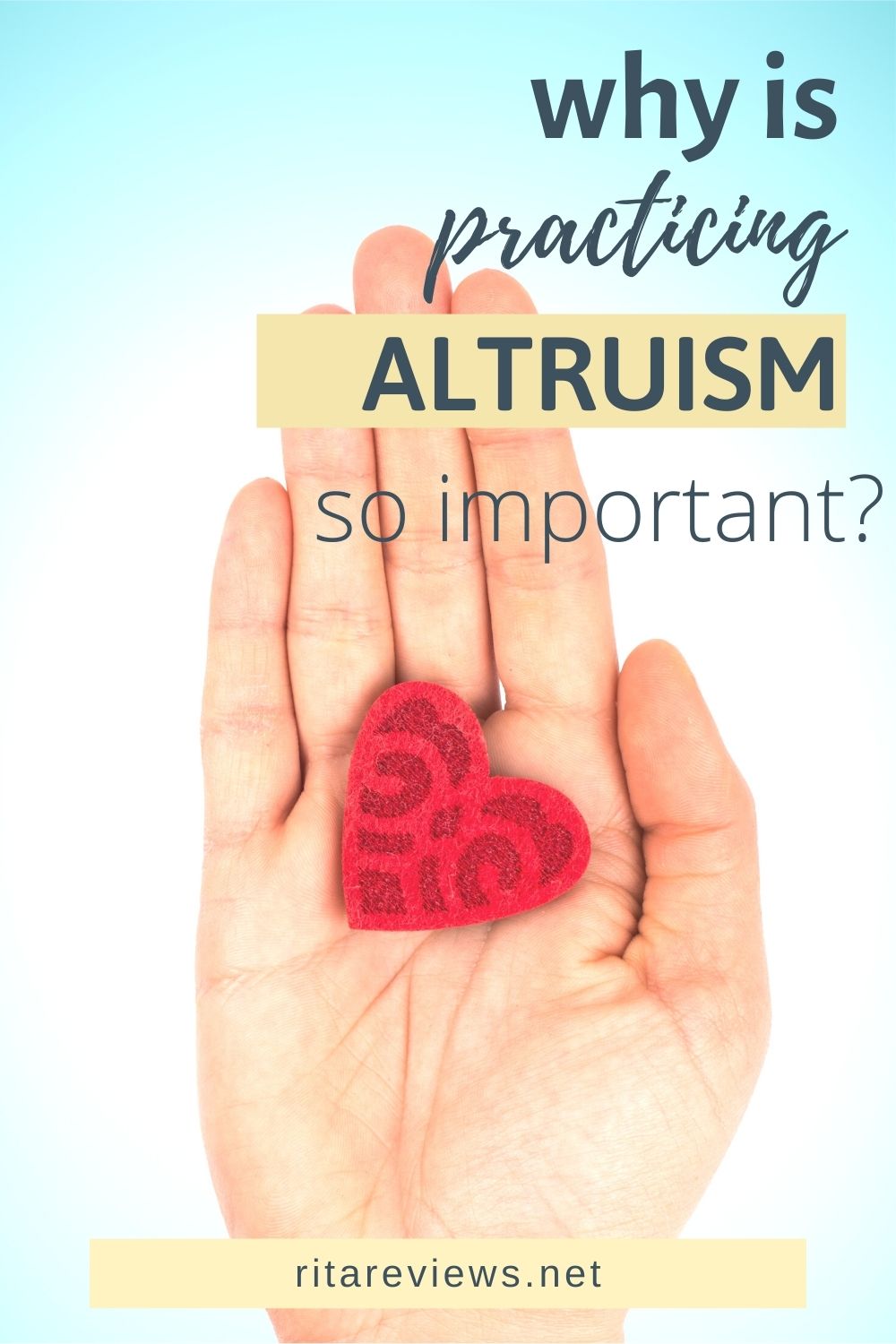 Why is Practicing Altruism so Important