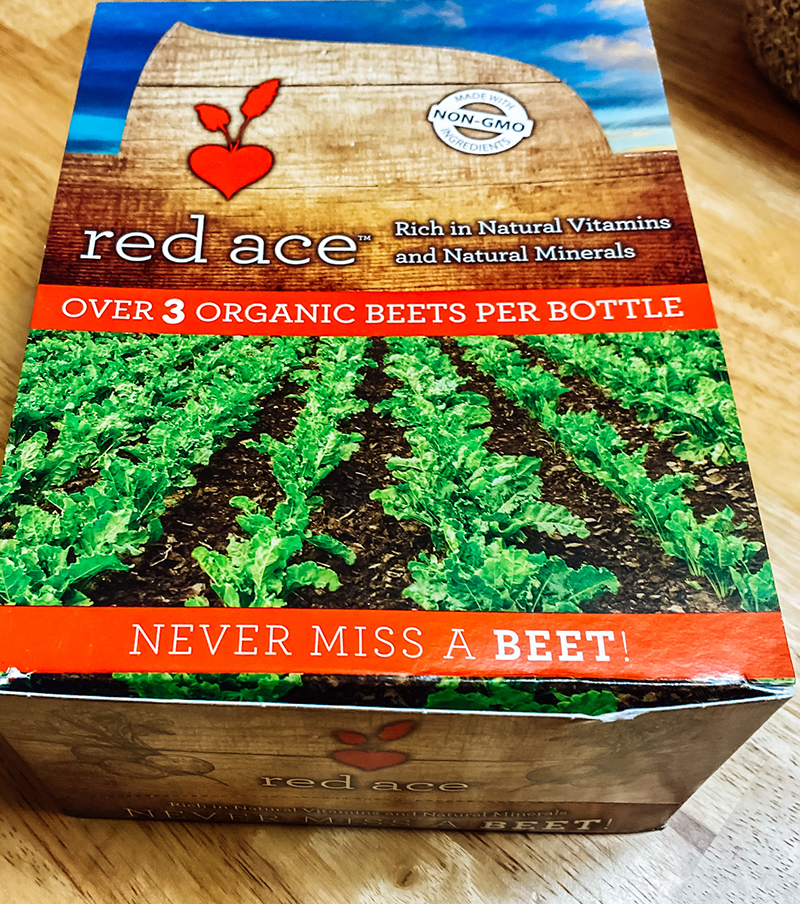 Red Organic Beets Shot box