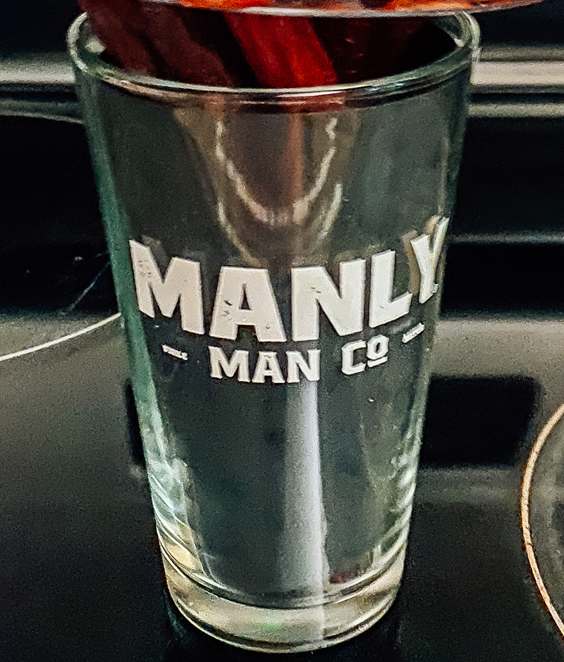 Manly Man Co Jerky Glass