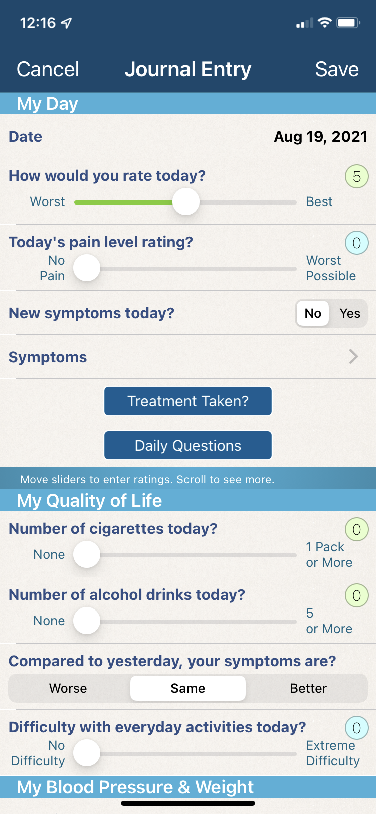 Point of Care App