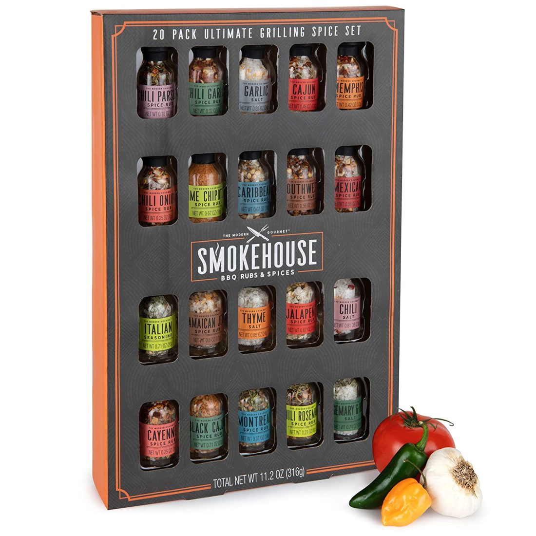 Thoughtfully Gifts, Smokehouse Ultimate Grilling Spice Set