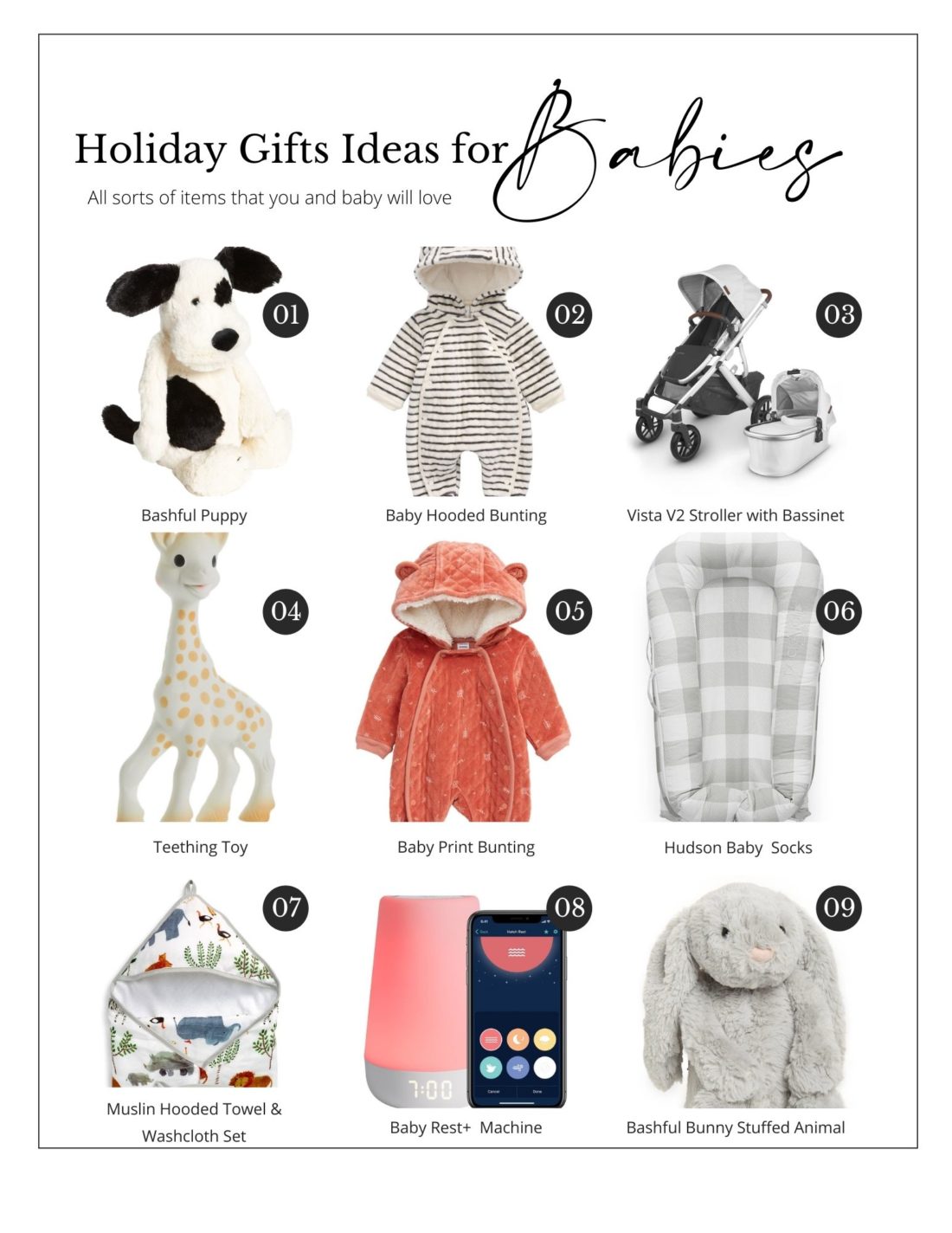 Holiday Gift Guide For Baby 2021