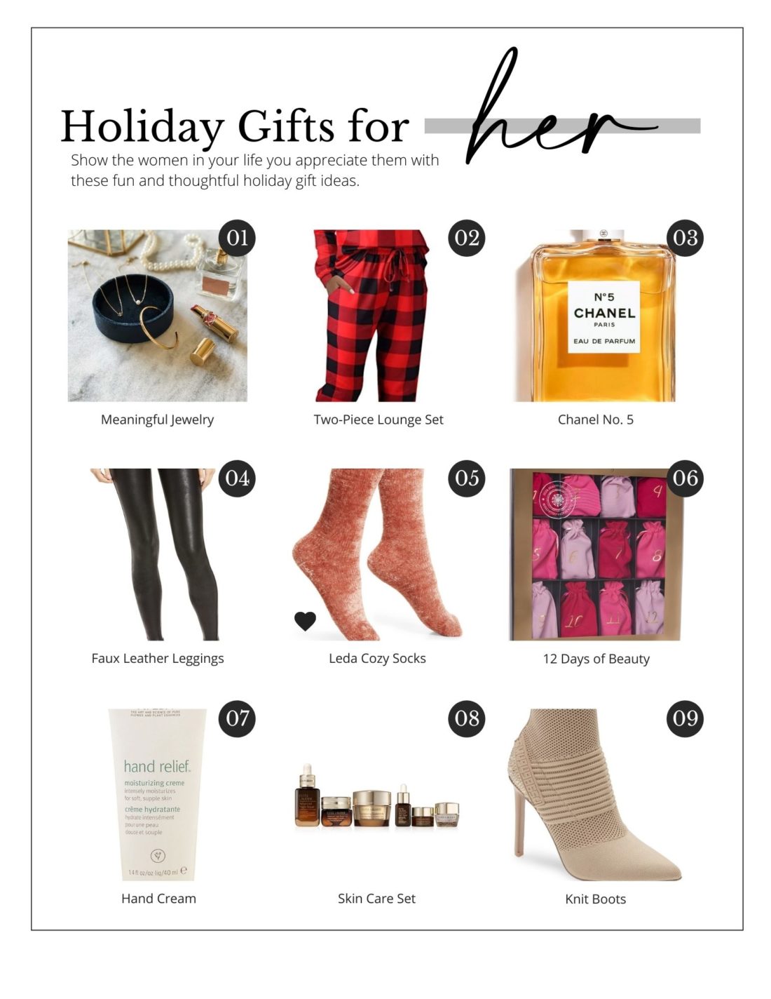 Holiday Gift Guide For Her 2021
