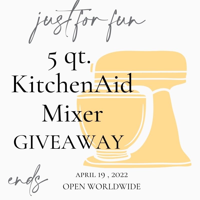 KitchenAid Mixer 1 Giveaway