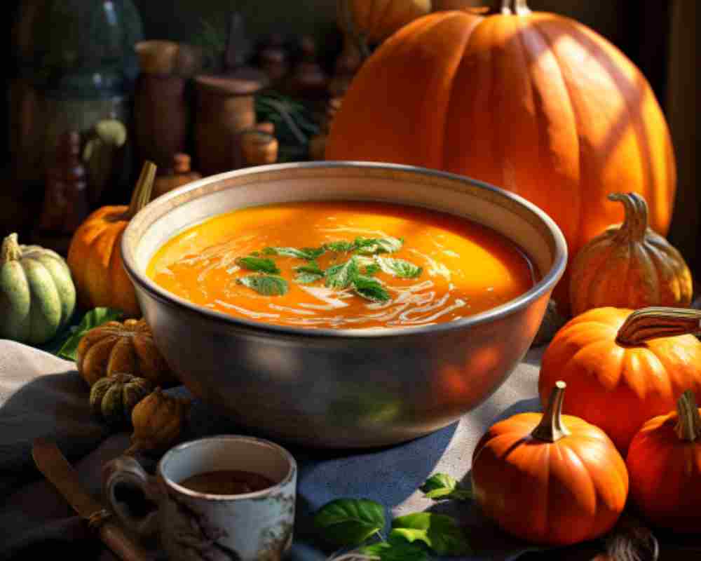 Beautiful Pumpkin soup