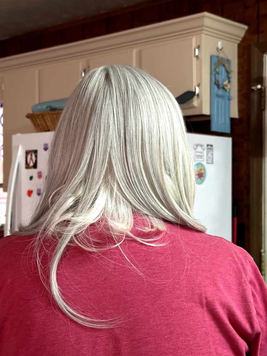 Back of Mom's New Wig