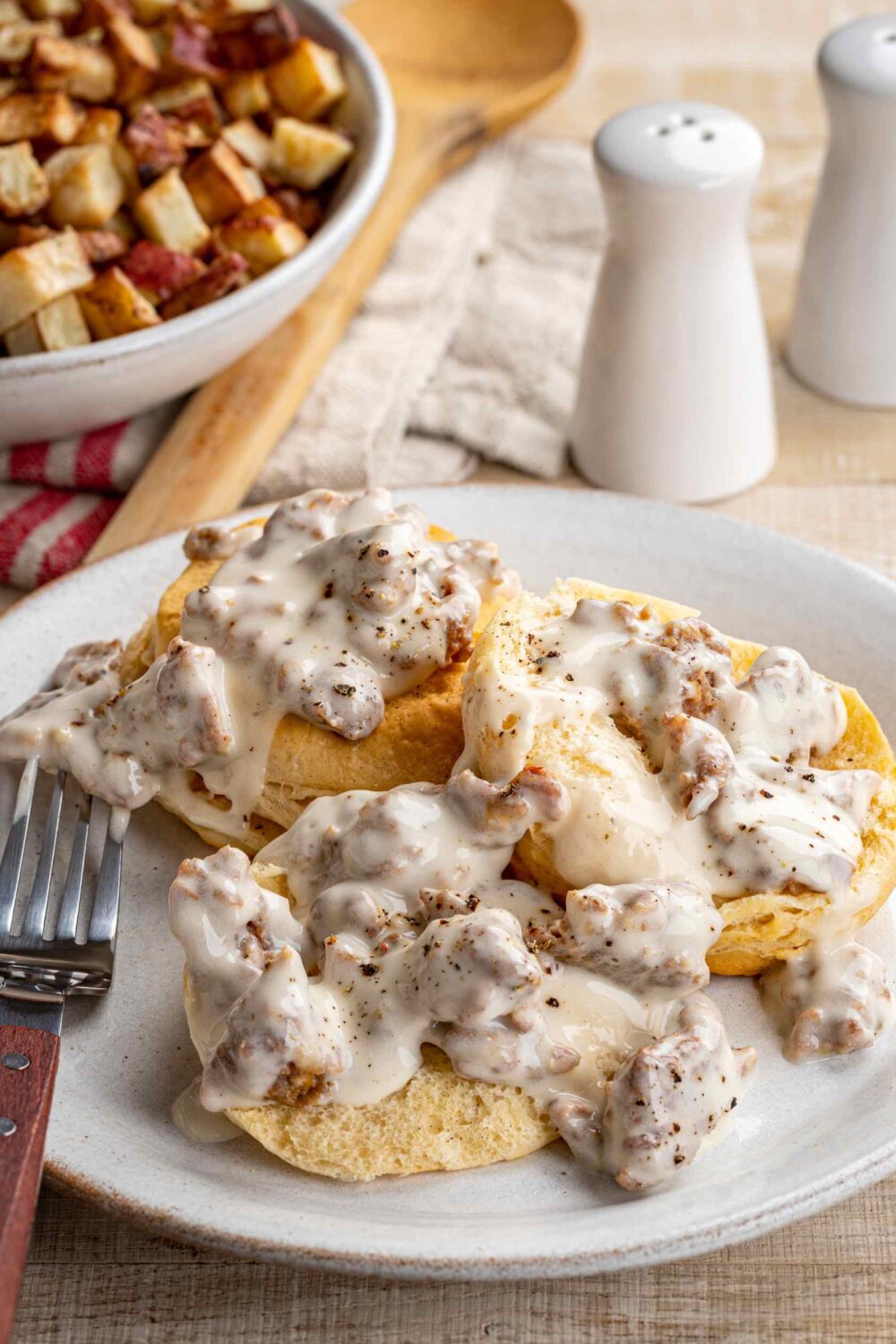 southern biscuits and gravy