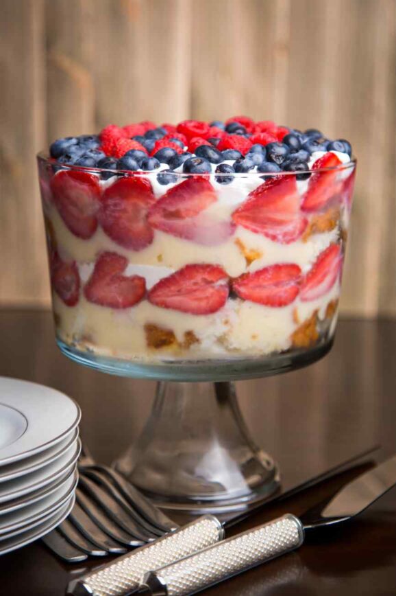 Mixed Berry Trifle: A Perfect Patriotic Dessert
