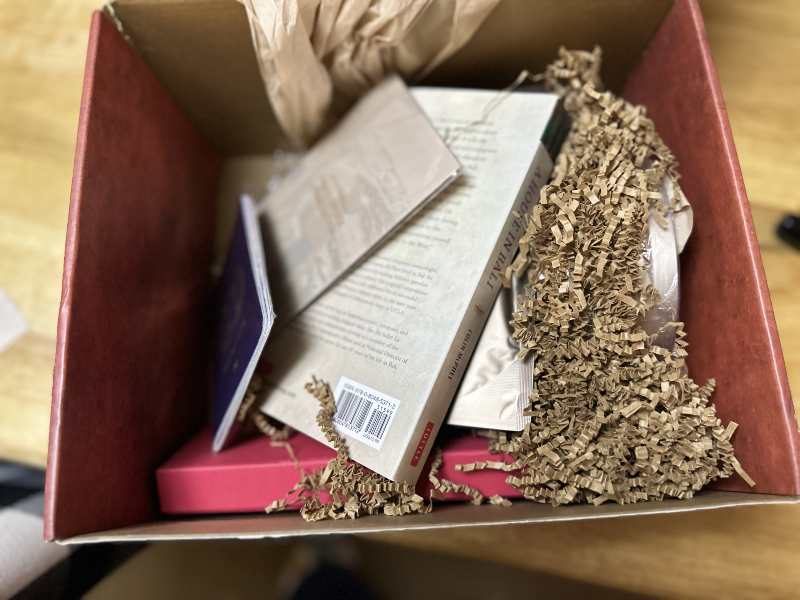 The Wordy Traveler Box Inside