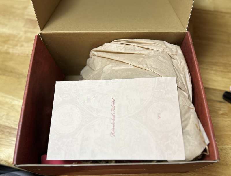 The Wordy Traveler Box Open