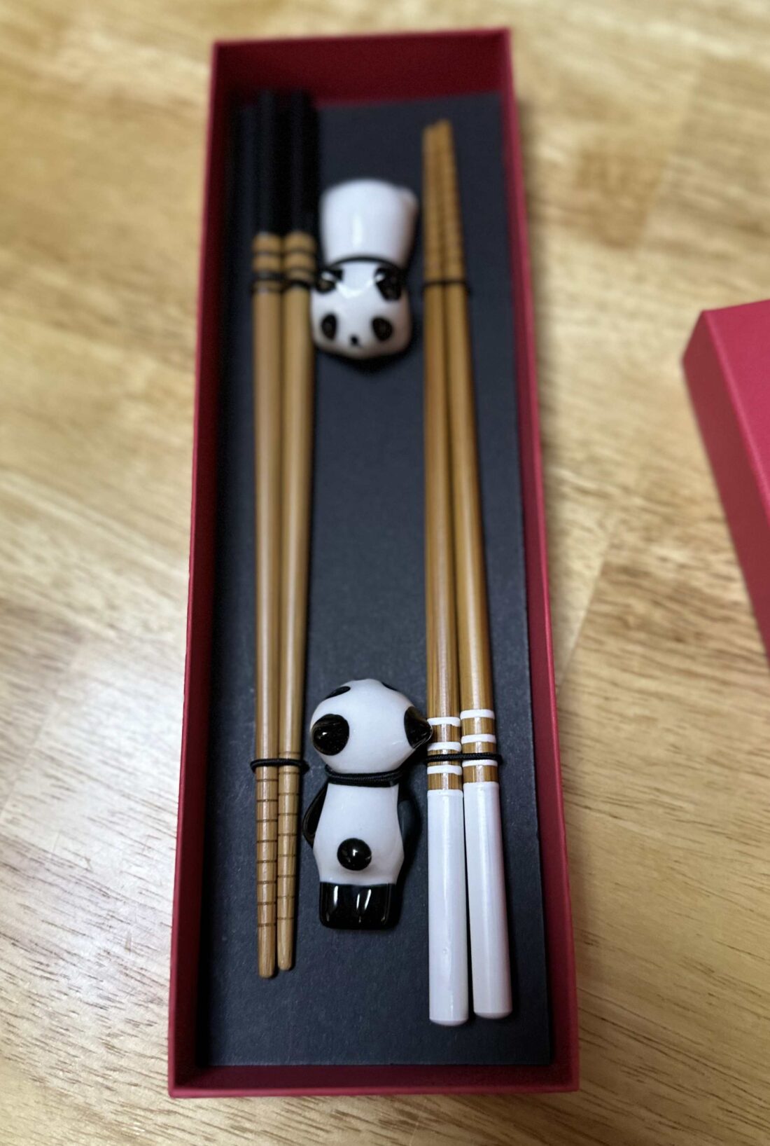 The Wordy Traveler Chopsticks in box