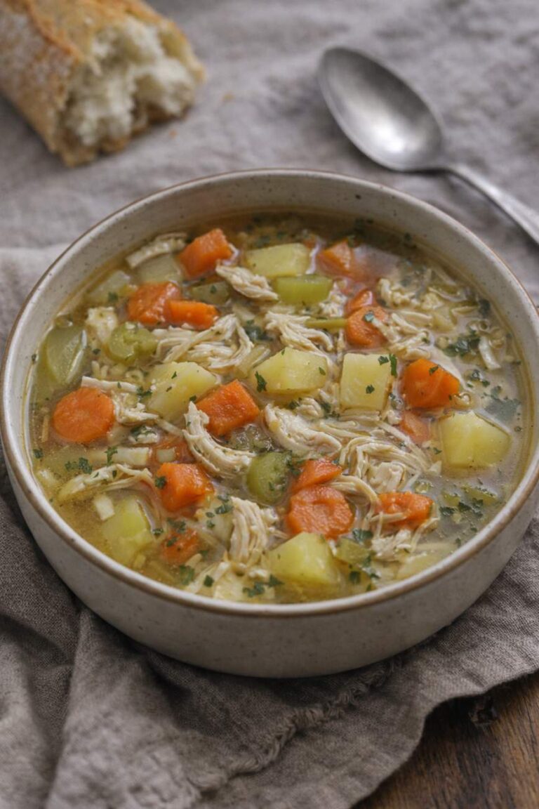 A Warm & Hearty Chicken Soup for Busy Weeks
