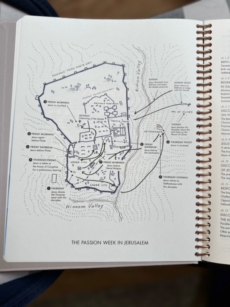 She Reads Truth New Testament map