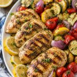 Lemon Herb Grilled Chicken with Summer Vegetables